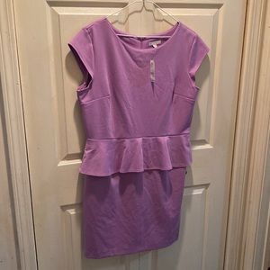 NWT Light Purple New York & Company Stretch Dress Size XL